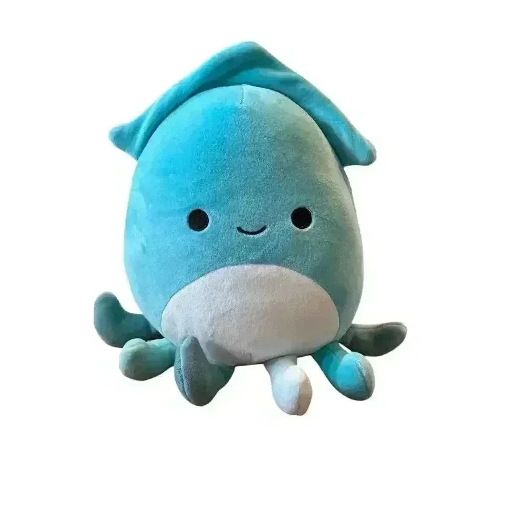 Original Squishmallow Kellytoy 8" Sky The Squid Toy Pillow Collectable